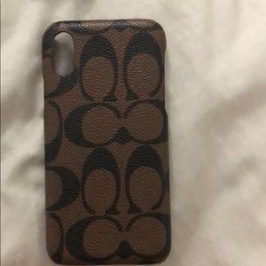 iPhone X Coach cover